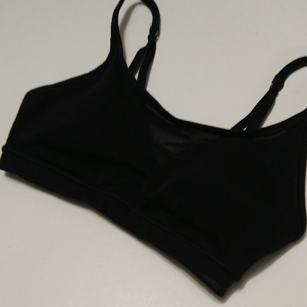 Athleta Black Women's Intimate Sports Bra W/Removable Pads Size S #1242 - Picture 3 of 11